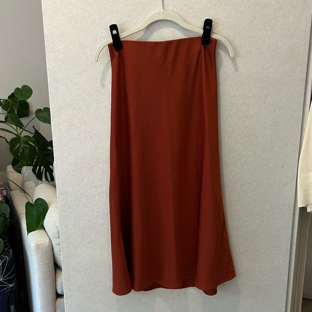 Elegant Satin Skirt